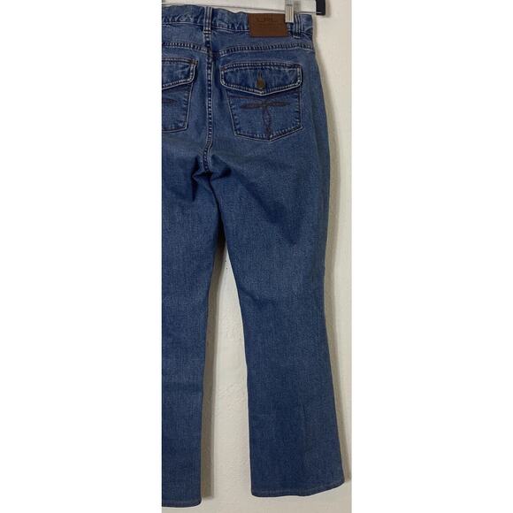 Lauren Jeans Co LRL Ralph Classic Boot Cut Denim Mid Rise Womens Blue Jeans 4 - Picture 5 of 14